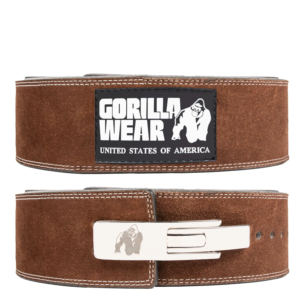 4 Inch Leather Lever Belt - Gorilla Wear