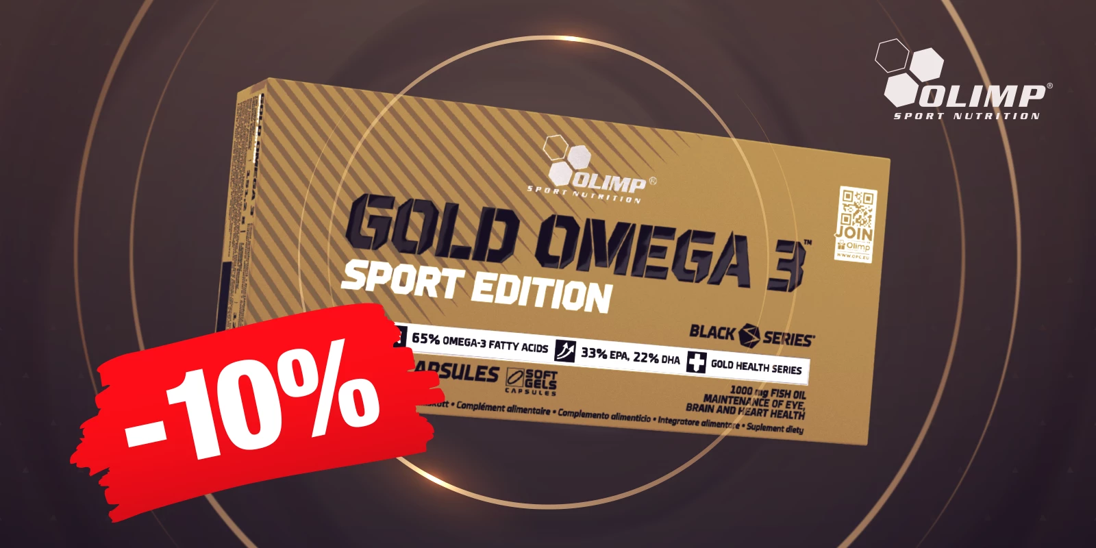 10% Gold Omega 3 Sport Edition